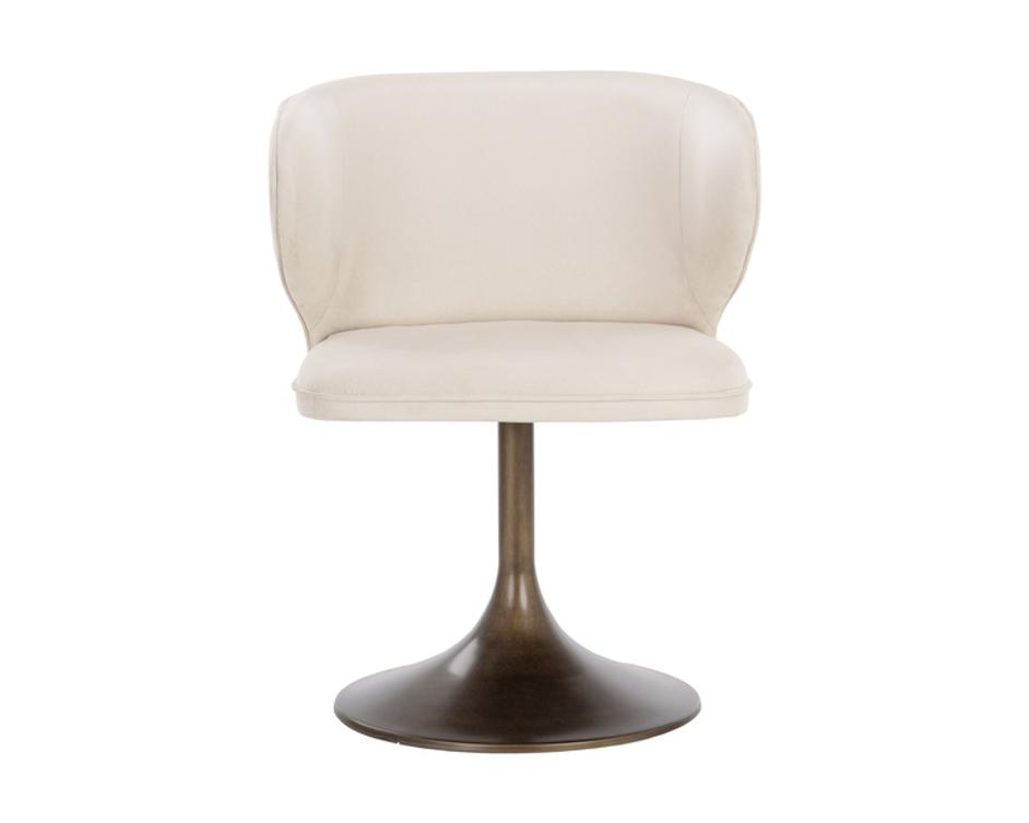 SIMONE SWIVEL DINING CHAIR - CASABLANCA CLOUD by Sunpan