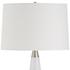 Quinn White & Silver Table Lamp by Uttermost