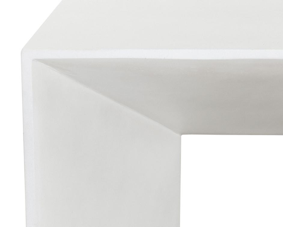 NOMAD COFFEE TABLE - WHITE by Sunpan