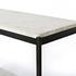 Felix Small Console Table In Hammered Grey by FOUR HANDS