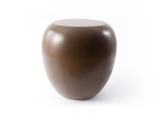 River Stone Side Table, Bronze by PHILLIPS COLLECTION