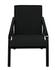 Lamar Sungkai/Mindi Chair in Charcoal Black with Black Cotton Upholstery by Noir Furniture