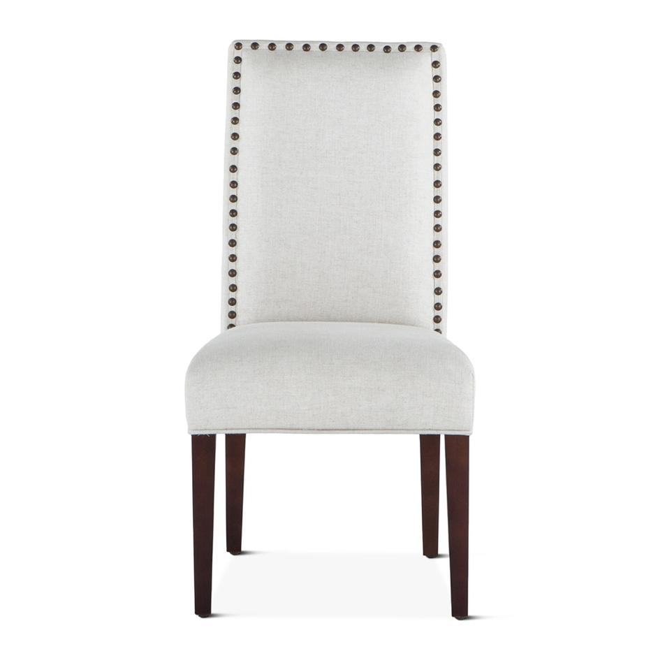 Jones Off-White Linen Dining Chair by Home Trends & Design