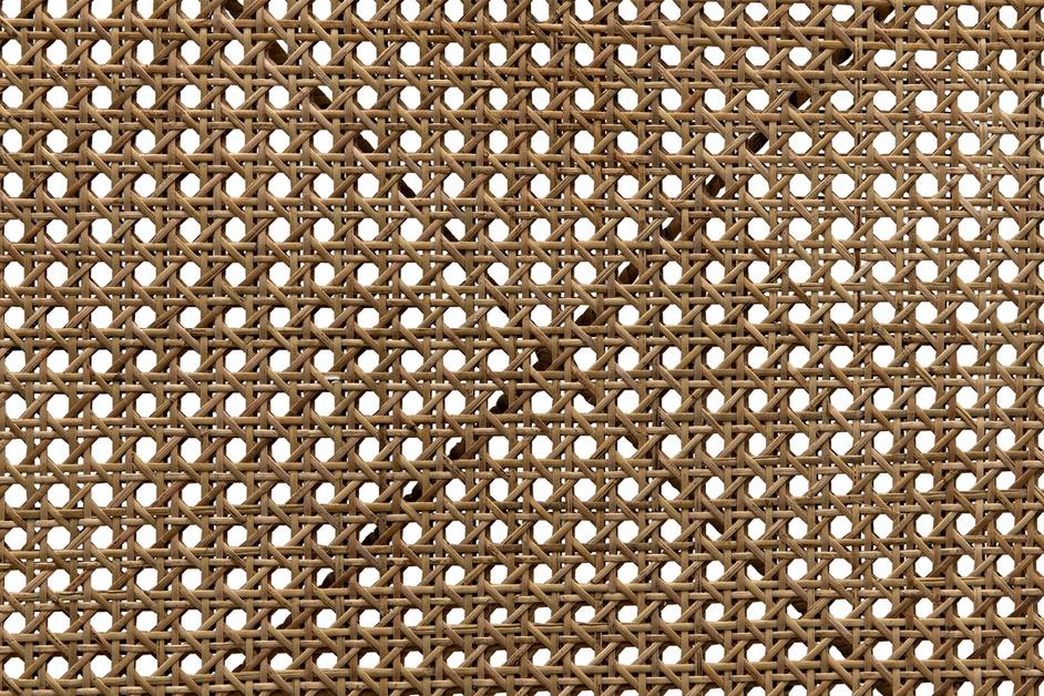 Udine Chair With Caning, Teak by Noir Furniture