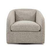 Topanga Swivel Chair In Knoll Domino by FOUR HANDS
