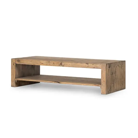 Beckwourth Coffee Table In 60 In Srr Rstc Ntrl by FOUR HANDS