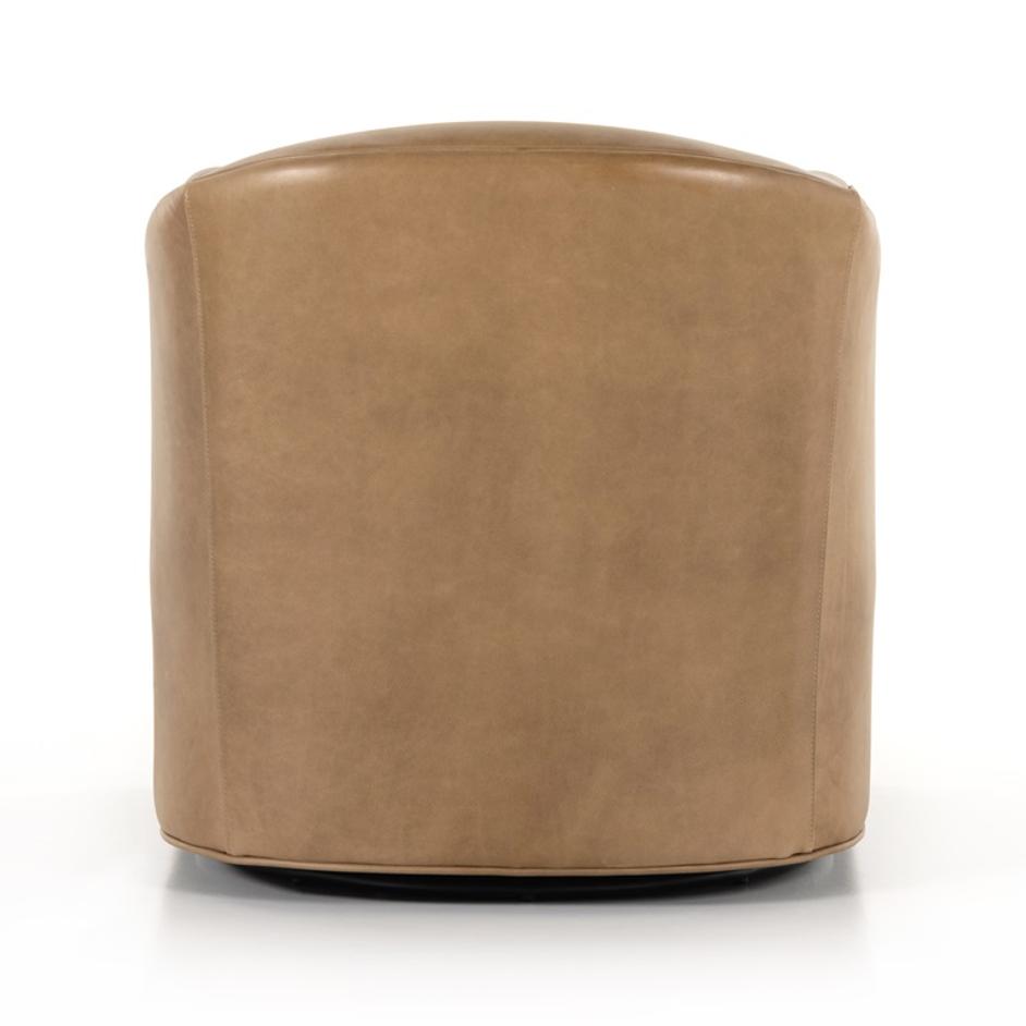 Quinton Swivel Chair In Ontario Taupe by FOUR HANDS