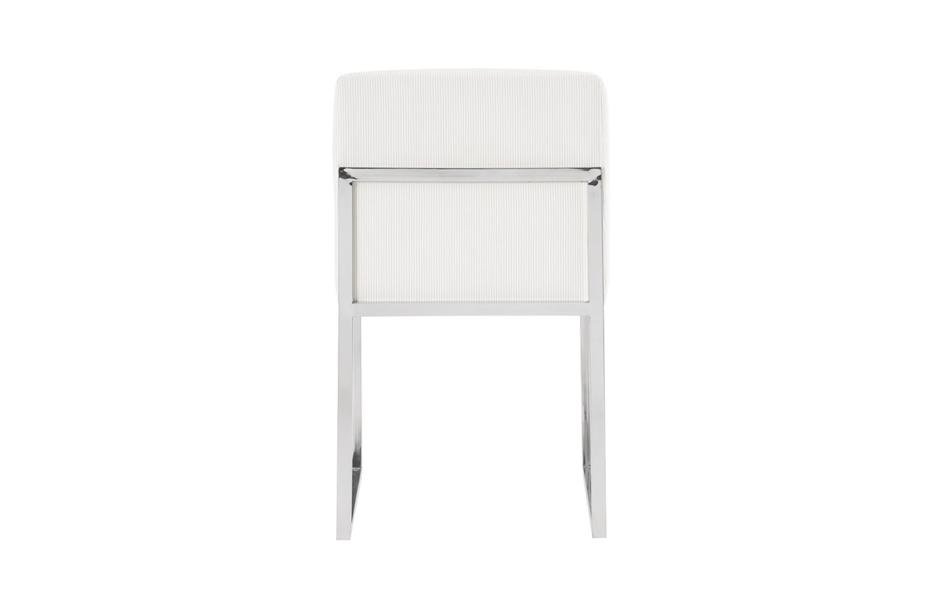 Frozen Dining Chair, Corduroy White by PHILLIPS COLLECTION