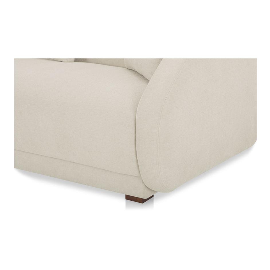 Fraser Right Arm Facing Sofa Off White by Moes Home