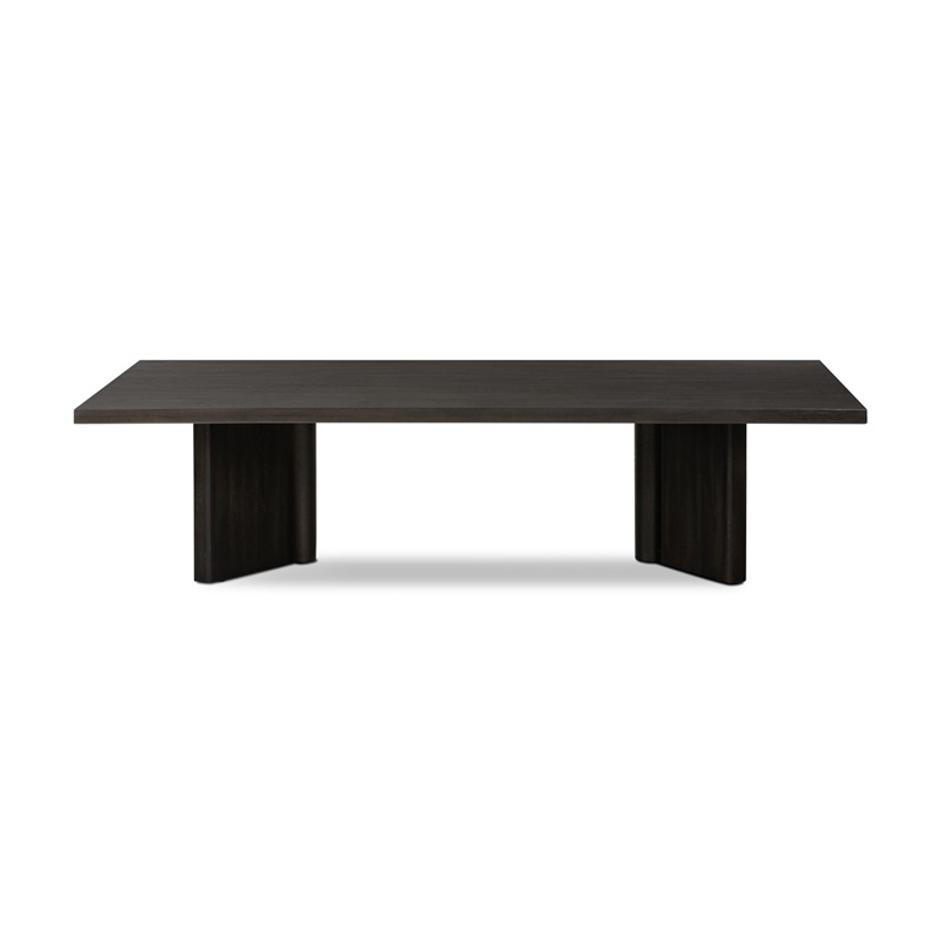 Huxley Coffee Table In Smoked Black Veneer by Four Hands