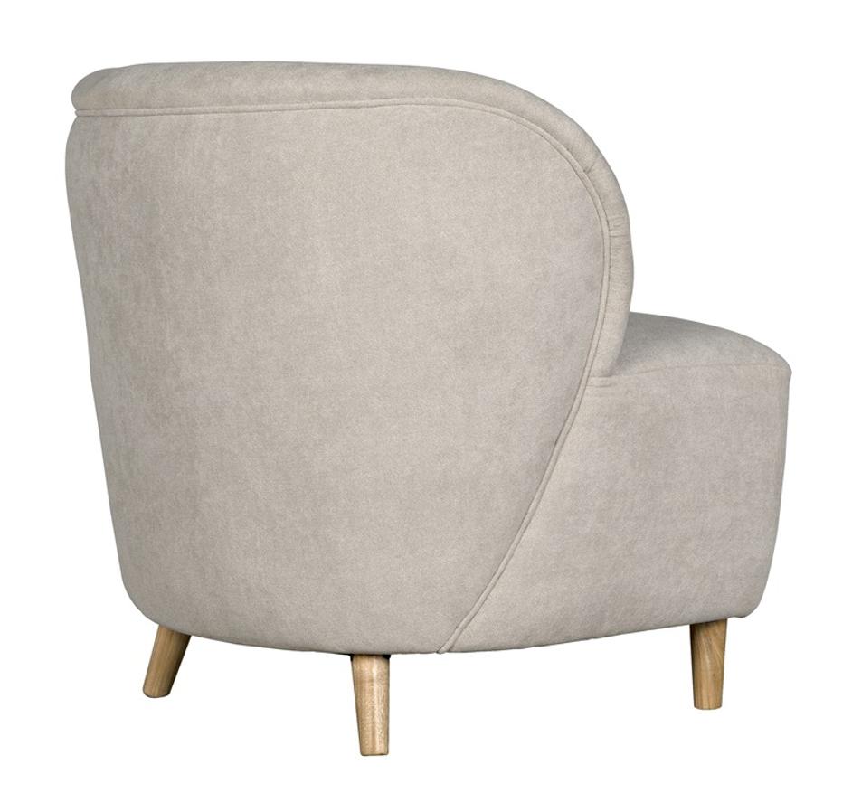 Laffont Chair with Wheat Fabric by Noir Furniture
