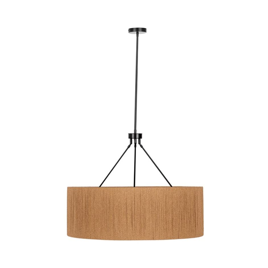 Dobson Pendant Natural/Black by Classic Home