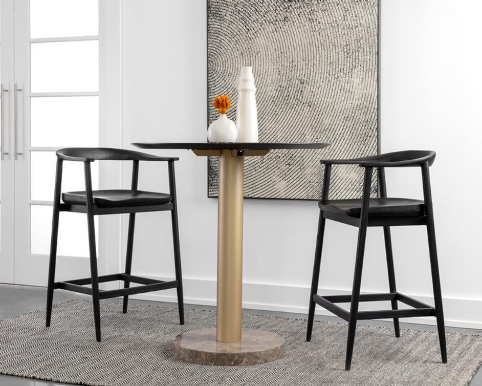 JEREMY COUNTER STOOL - BLACK by Sunpan