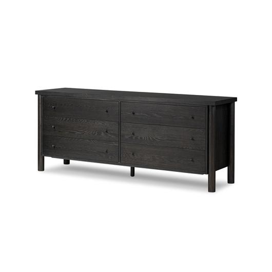 Roark 6 Drawer Dresser - Ebony Oak Veneer by Four Hands