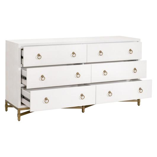 Strand Shagreen 6-Drawer Double Dresser by Essentials For Living
