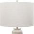 Comanche White Crackle Table Lamp by Uttermost