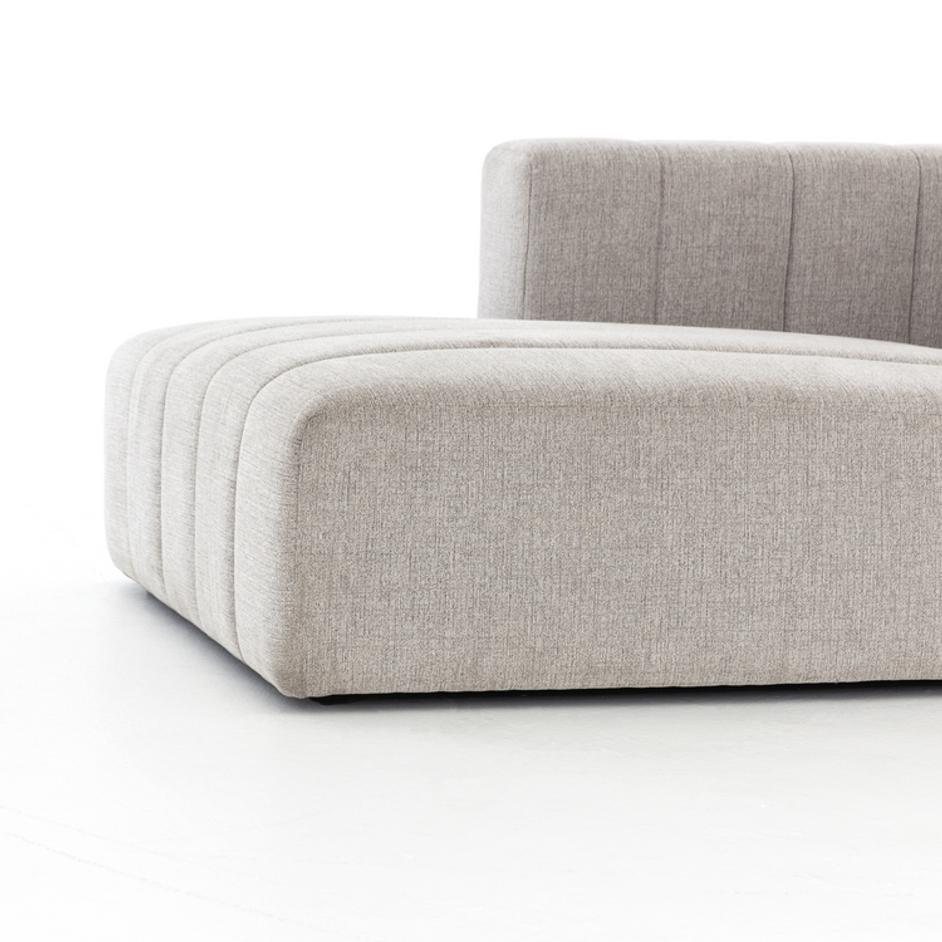 Langham Channelled Laf Chaise Piece by FOUR HANDS