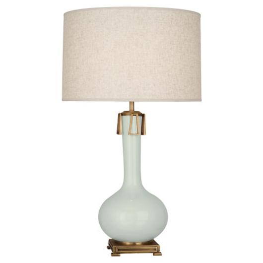 Celadon Athena Table Lamp by ROBERT ABBEY