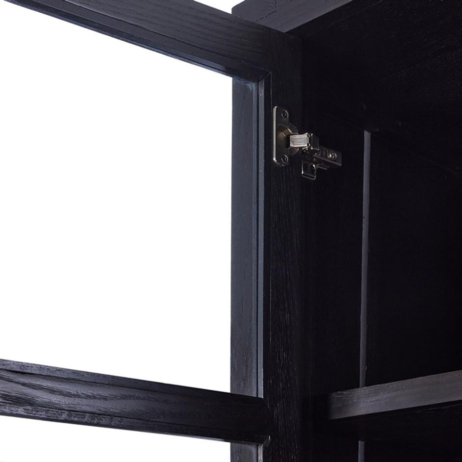 Warby Cabinet In Worn Black Veneer by Four Hands