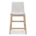 Deco Oak Counter Stool Light Grey by Moes Home