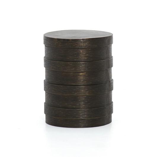 Trello Drum End Table by FOUR HANDS