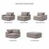 Bloor Sectional Laf in Chess Pewter by FOUR HANDS