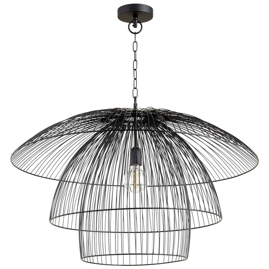 Canopy Pendant in Matte Black by Cyan Design