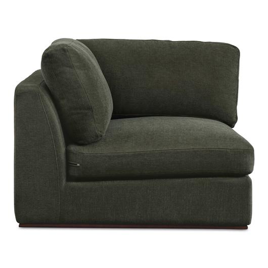Rue Corner Chair Deep Green by Moes Home