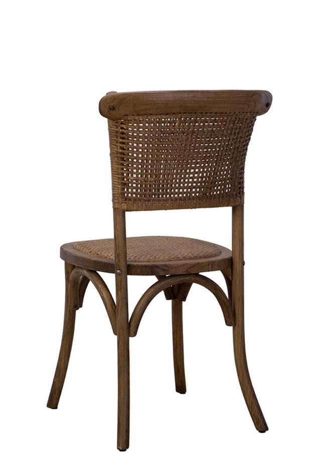 Brown Halsey Side Chair by Furniture Classics