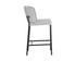 PEARCE COUNTER STOOL - LIGHT GREY / BRAVO COGNAC by Sunpan
