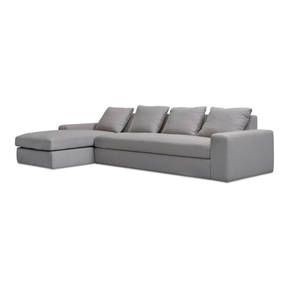 Thomas Left Sectional Grey by Moes Home