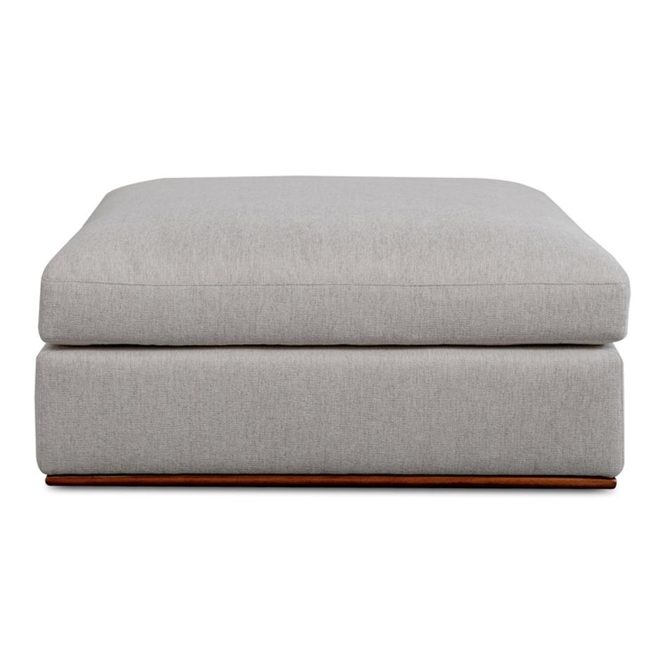 Rue Ottoman Flecked Grey by Moes Home