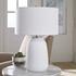 Heir Chalk White Table Lamp by Uttermost