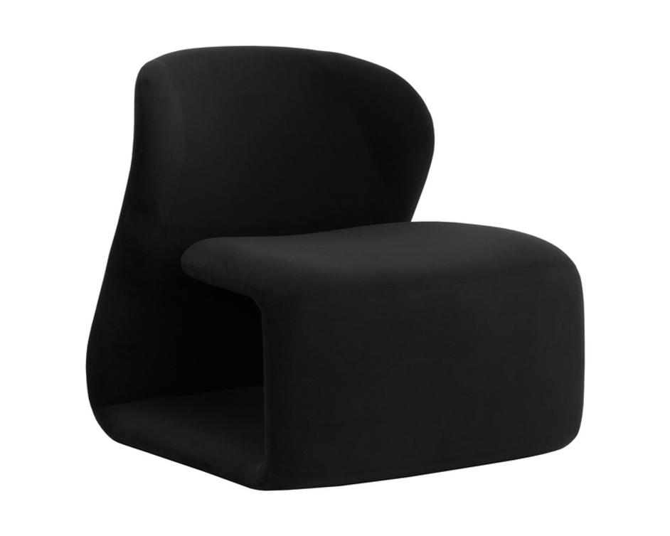 SOPHIENE LOUNGE CHAIR - ABBINGTON BLACK by Sunpan