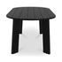 Delta Oval Outdoor Dining Table Black by Moes Home