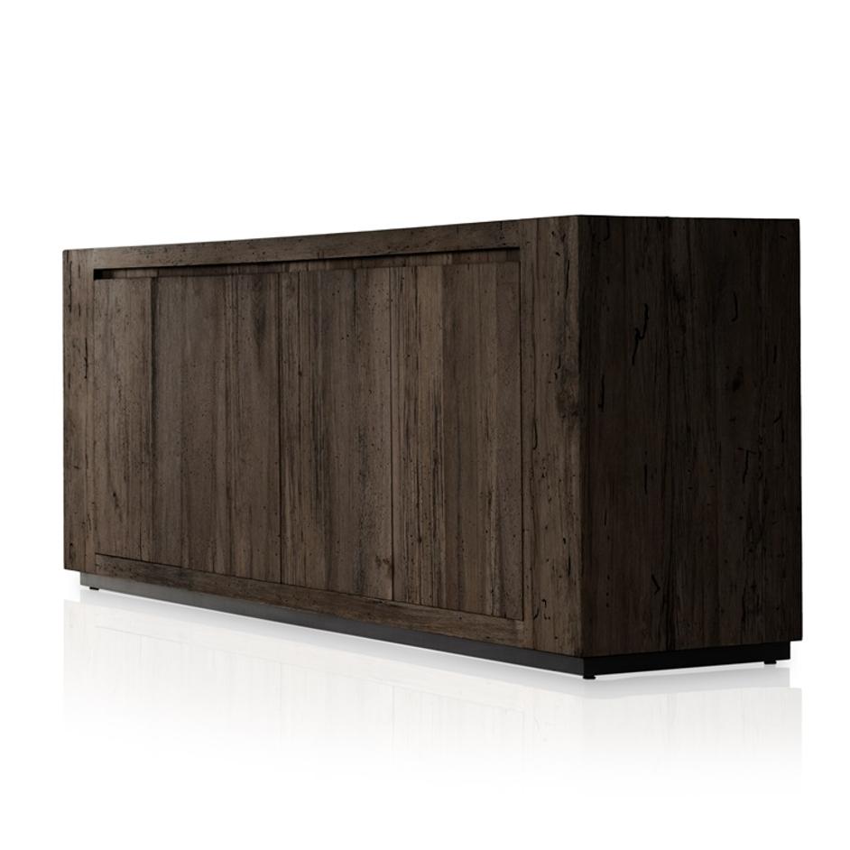 Abaso Sideboard In Ebony Rustic by FOUR HANDS