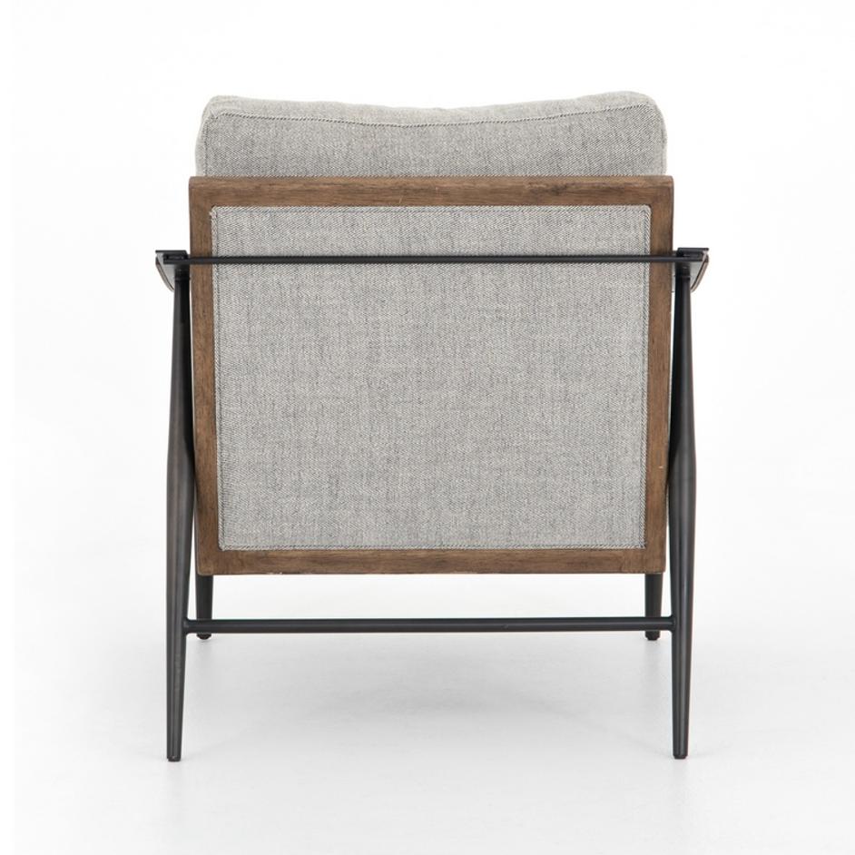 Kennedy Chair In Gabardine Grey by FOUR HANDS