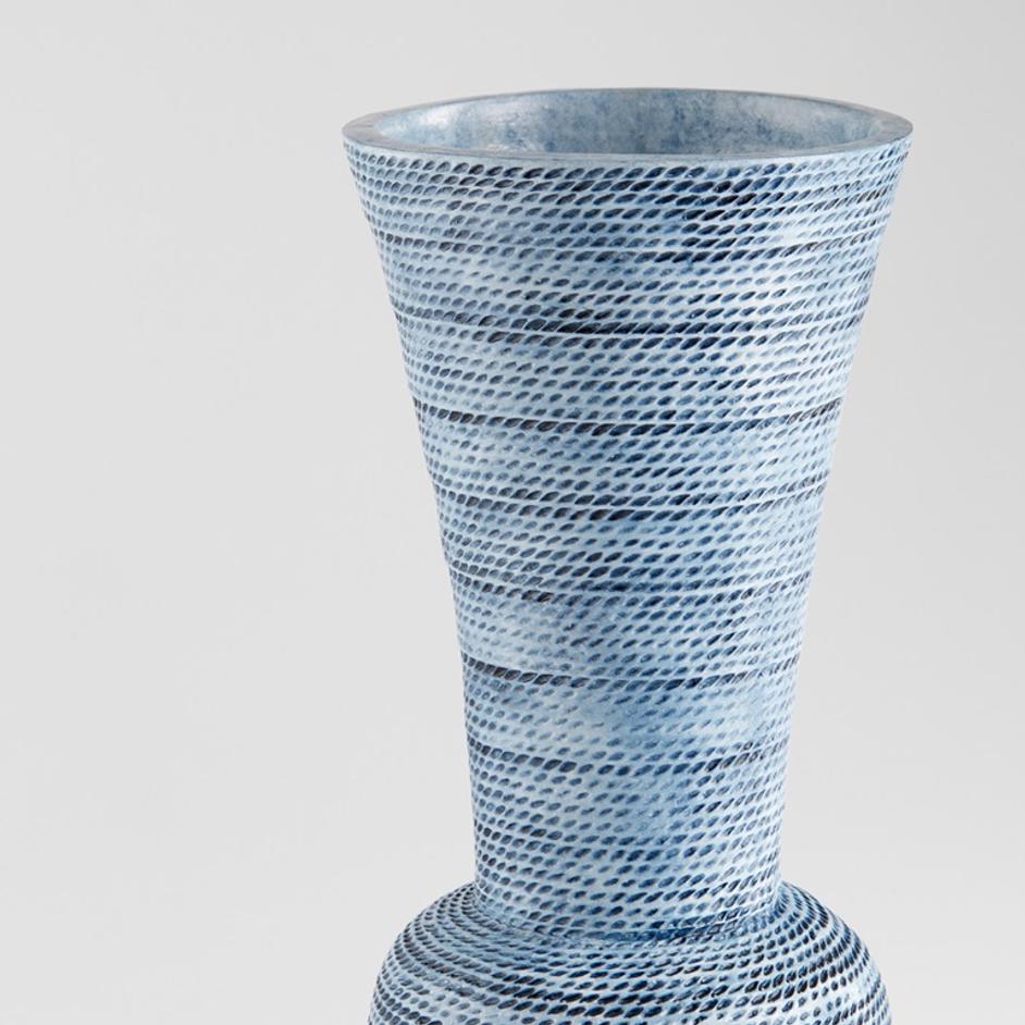 Hopewell Vase | Blue - Lg by Cyan Design