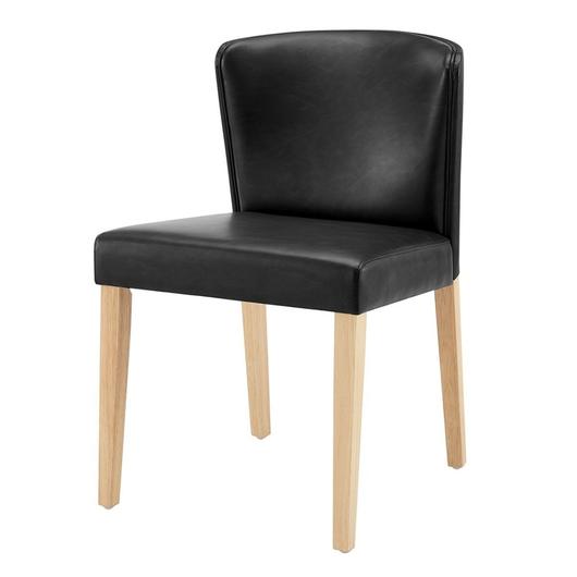Albie KD PU Dining Side Chair, Casa Black by New Pacific Direct