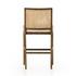 Antonia Cane Armless Bar + Counter Stool - Savile Flax by Four Hands