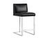 Dean Counter Stool - Stainless Steel - Cantina Black by Sunpan