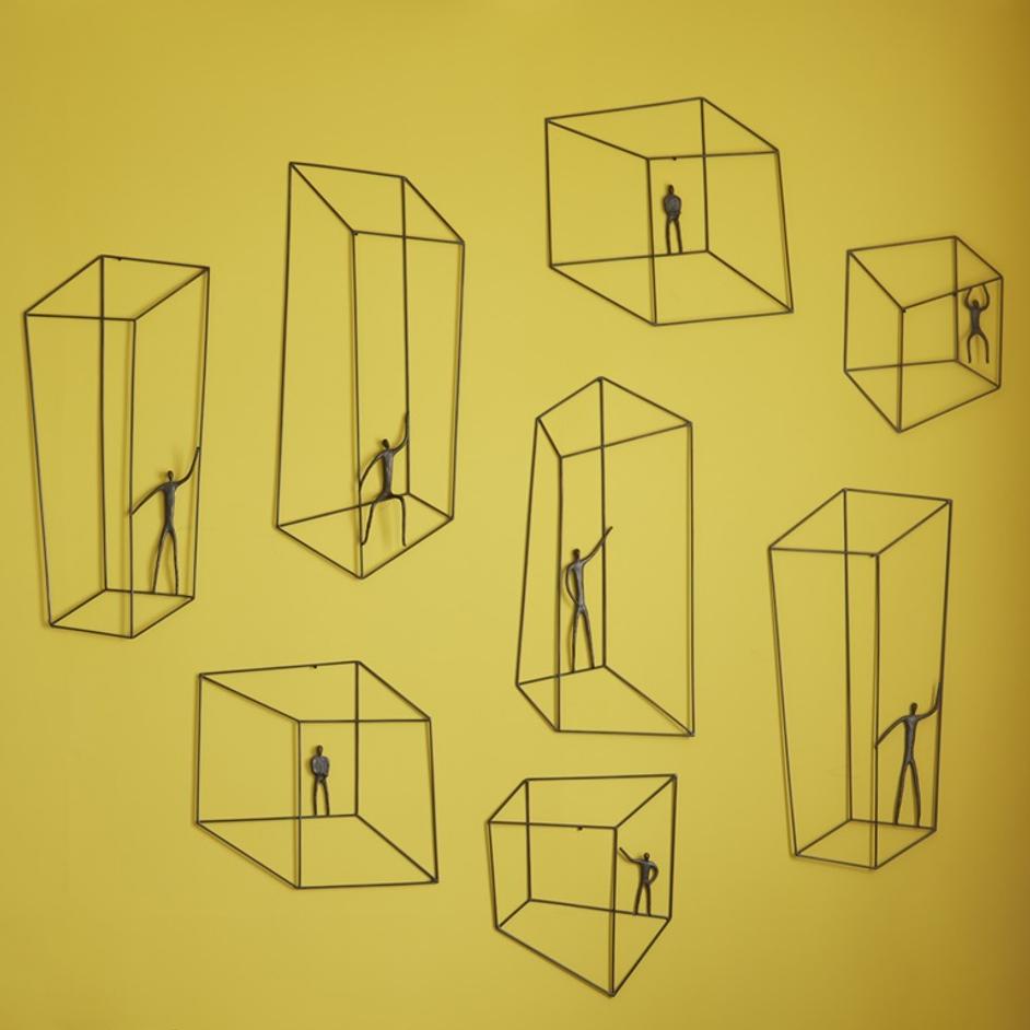 Perspective Wall Art, Square, Standing Arm Up by PHILLIPS COLLECTION