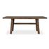 Lazar Reclaimed Oak 78" Dining Table Suede Brown by Classic Home