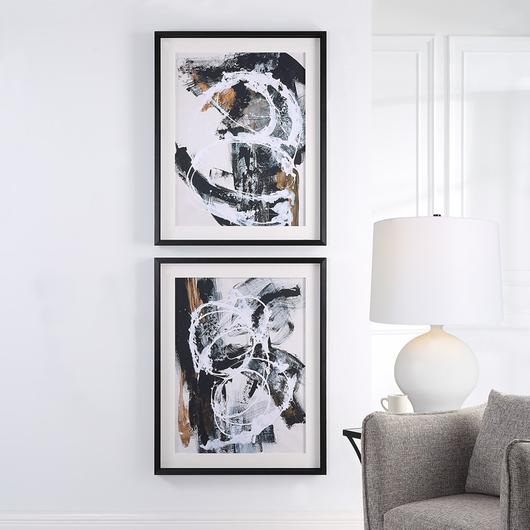 Winterland Abstract Prints, Set/2 by Uttermost