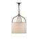 Dunning Pendant In Blacksmith & Natural by Currey & Company