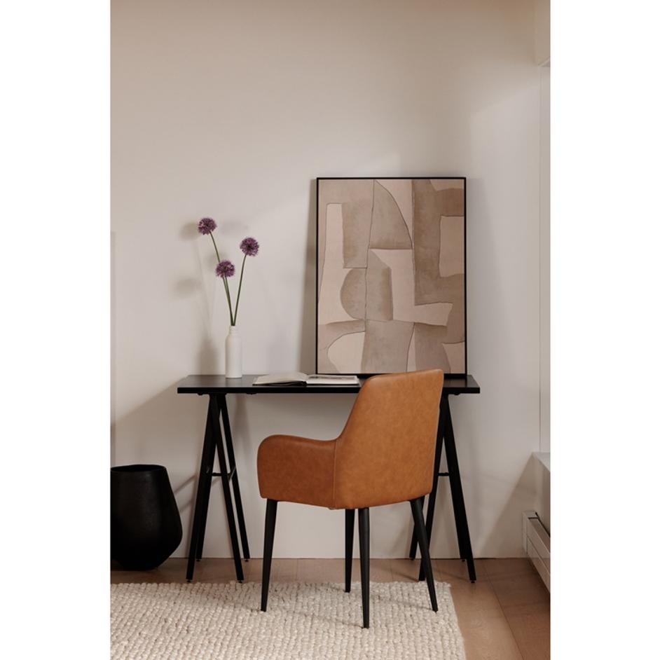 CANTATA DINING CHAIR TAWNY VEGAN LEATHER-M2 by Moes Home