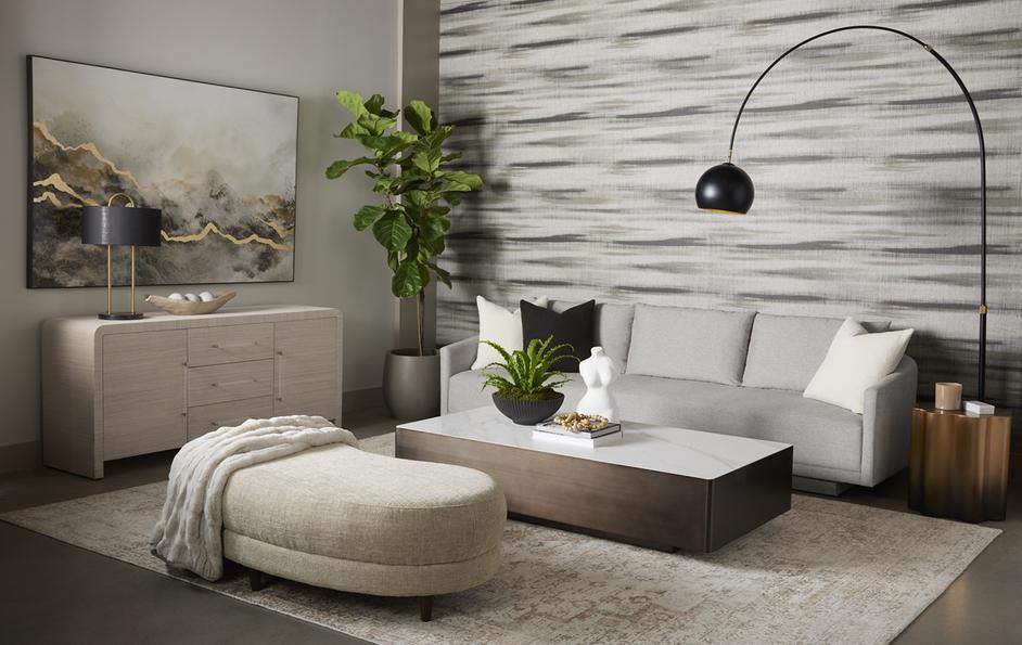 GANNON SOFA - ERNST SANDSTONE by Sunpan