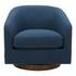 Oscy Swivel Chair Dark Atlantic by Moes Home