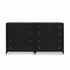 Belmont 8 Drawer Metal Dresser In Black by FOUR HANDS