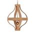 Sarmiento Pendant Natural/Gold by Classic Home